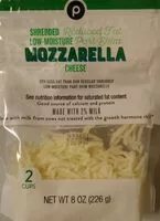 Mängden socker i Shredded Mozzarella Cheese