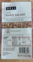 Mängden socker i Sliced hard salami