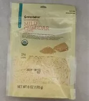 Mängden socker i Shredded Mild Cheddar Cheese