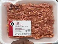Mängden socker i Hot italian sausage