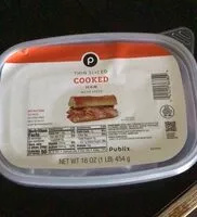 Mängden socker i Cooked ham