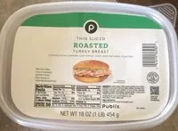 Mängden socker i Thin Sliced Roasted Turkey Breast