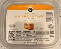 Mängden socker i Rotisserie seasoned chicken