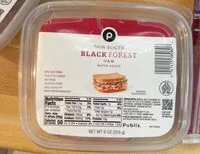 Mängden socker i Black forest ham