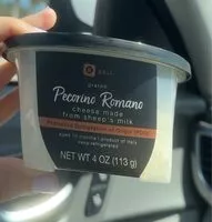 Mängden socker i Pecorino romano