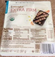 Mängden socker i Extra Firm Tofu