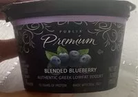 Mängden socker i Premium blended blueberry authentic greek lowfat yogurt