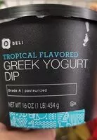 Mängden socker i Tropical Greek Yogurt