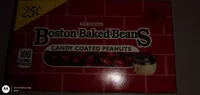 Mängden socker i Boston Baked Beans, Candy Coated Peanuts