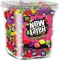 Mängden socker i Now later original taffy chews candy assorted count chews