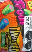 Mängden socker i Troll! Twisted sour brite crawlers minis