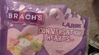 Mängden socker i Brach's large conversation hearts