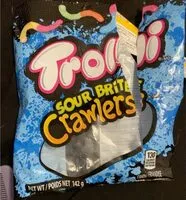Mängden socker i Trolli Sour Brite Crawlers