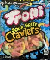 Mängden socker i Trolli sour brite crawlers