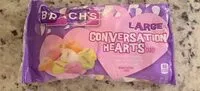 Mängden socker i Large conversation hearts