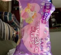 Mängden socker i large conversation hearts