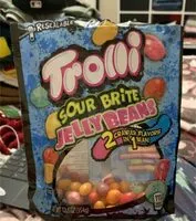 Mängden socker i trolli sour brite jelly beand