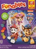Mängden socker i Paw Patrol Fruit Flavored Snacks