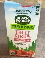 Mängden socker i Stretch Island Strawberry Fruit Strips
