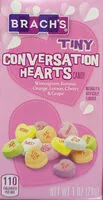 Mängden socker i Tiny conversation hearts