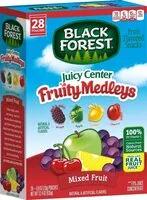 Mängden socker i Juicy center fruit medley fruit snacks