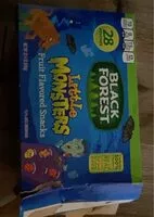 Mängden socker i Black Forest Little Monster Fruit Flavored Snacks