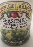 Mängden socker i Seasoned green beans & potatoes with vidalia onions