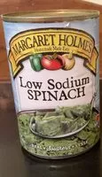 Mängden socker i Low sodium spinach