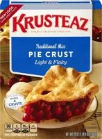 Mängden socker i Traditional light flaky pie crust mix