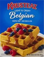 Mängden socker i Light crispy belgian waffle mix