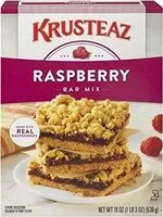Mängden socker i Raspberry bars supreme mix