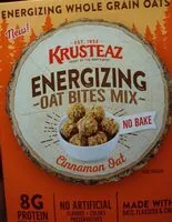 Mängden socker i Energizing oat bites mix