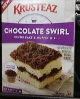 Mängden socker i Chicolate swirl crumb cake & muffin mix
