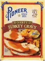 Mängden socker i Brand roasted turkey gravy packet