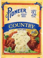 Mängden socker i Country gravy mix