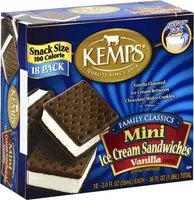 Mängden socker i Mini Ice Cream Sandwiches