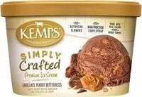 Mängden socker i Creamy peanut butter swirled in rich chocolate premium ice cream, chocolate peanut butter bliss