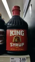 Socker och näringsämnen i King syrup