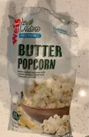 Mängden socker i Butter Popcorn
