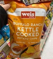 Mängden socker i Buffalo ranch kettle cooked potato chips