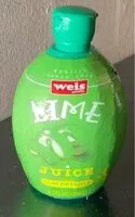 Mängden socker i Weis Lime Concentrate
