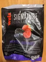 Mängden socker i Weis Frozen Mixed Berries