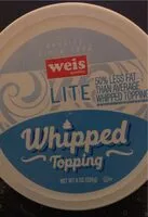 Mängden socker i Lite Whipped Topping