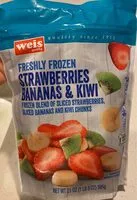 Mängden socker i Freshly frozen strawberries, bananas & kiwi