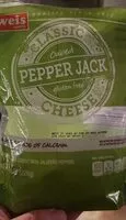 Mängden socker i Pepper jack cheese