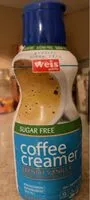 Mängden socker i Sugar-free coffee creamer French vanilla