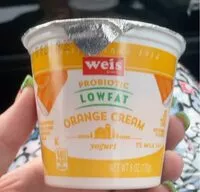 Mängden socker i Probiotic low fat orange cream