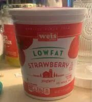 Mängden socker i Strawberry low-fat yogurt