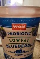 Mängden socker i Low fat blueberry yogurt