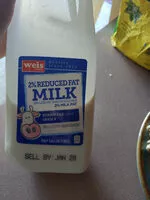 Mängden socker i Weis quality, 2% reduced fat milk